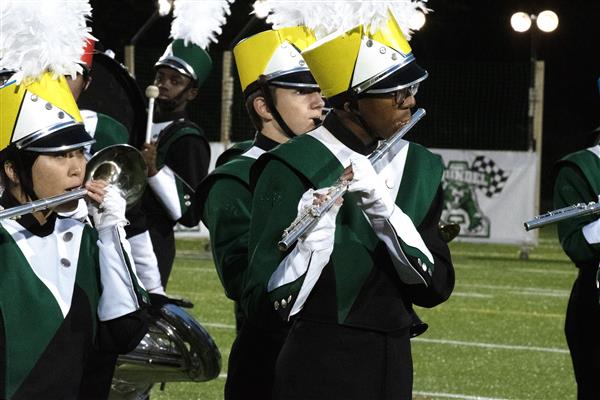 Arundel High School Marching Band Performing
